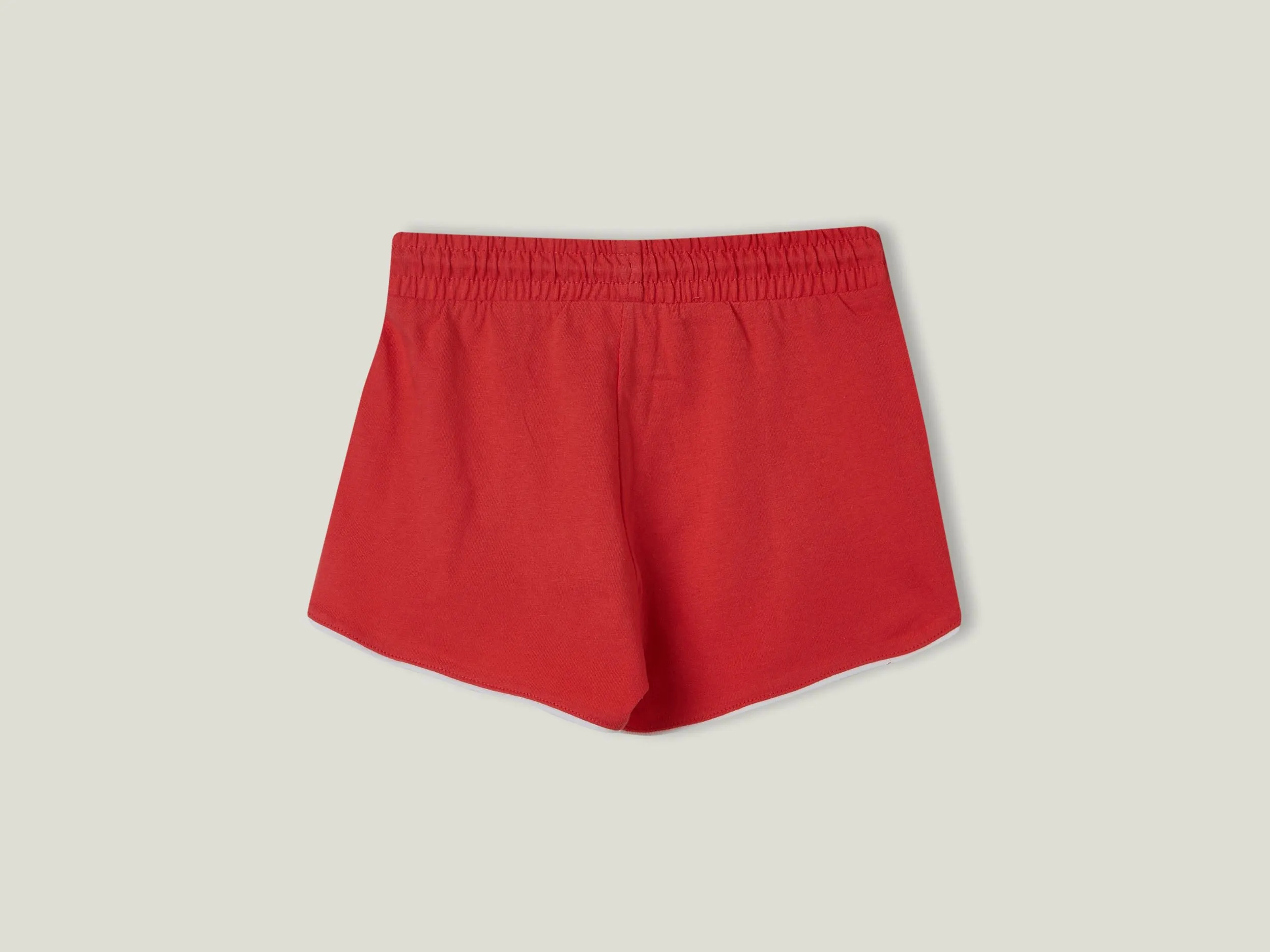 100% cotton shorts with drawstring