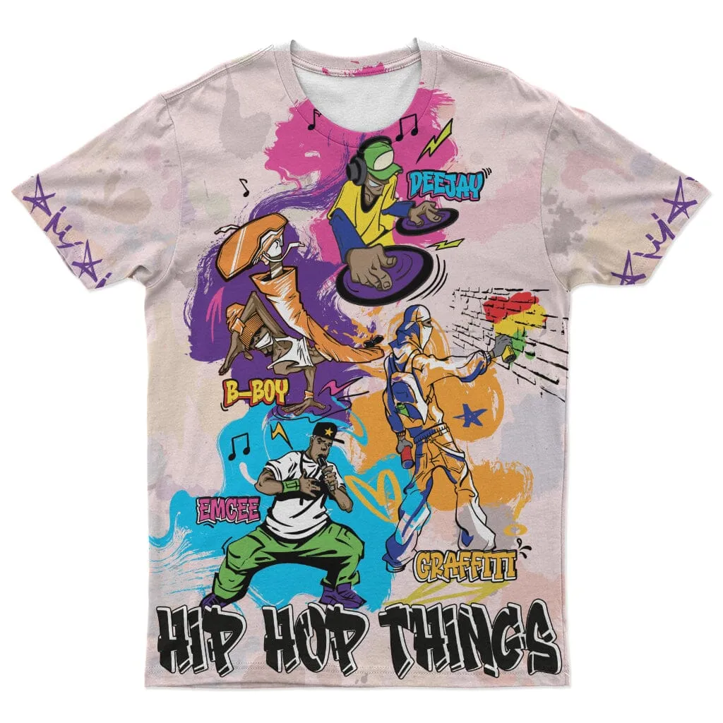 4 Elements Of Hip Hop T-shirt and Short Set