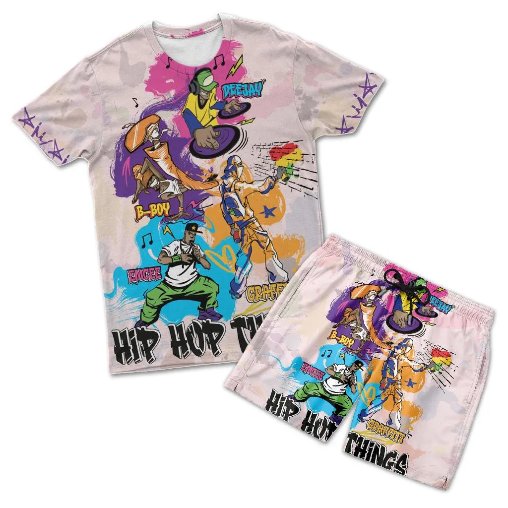 4 Elements Of Hip Hop T-shirt and Short Set