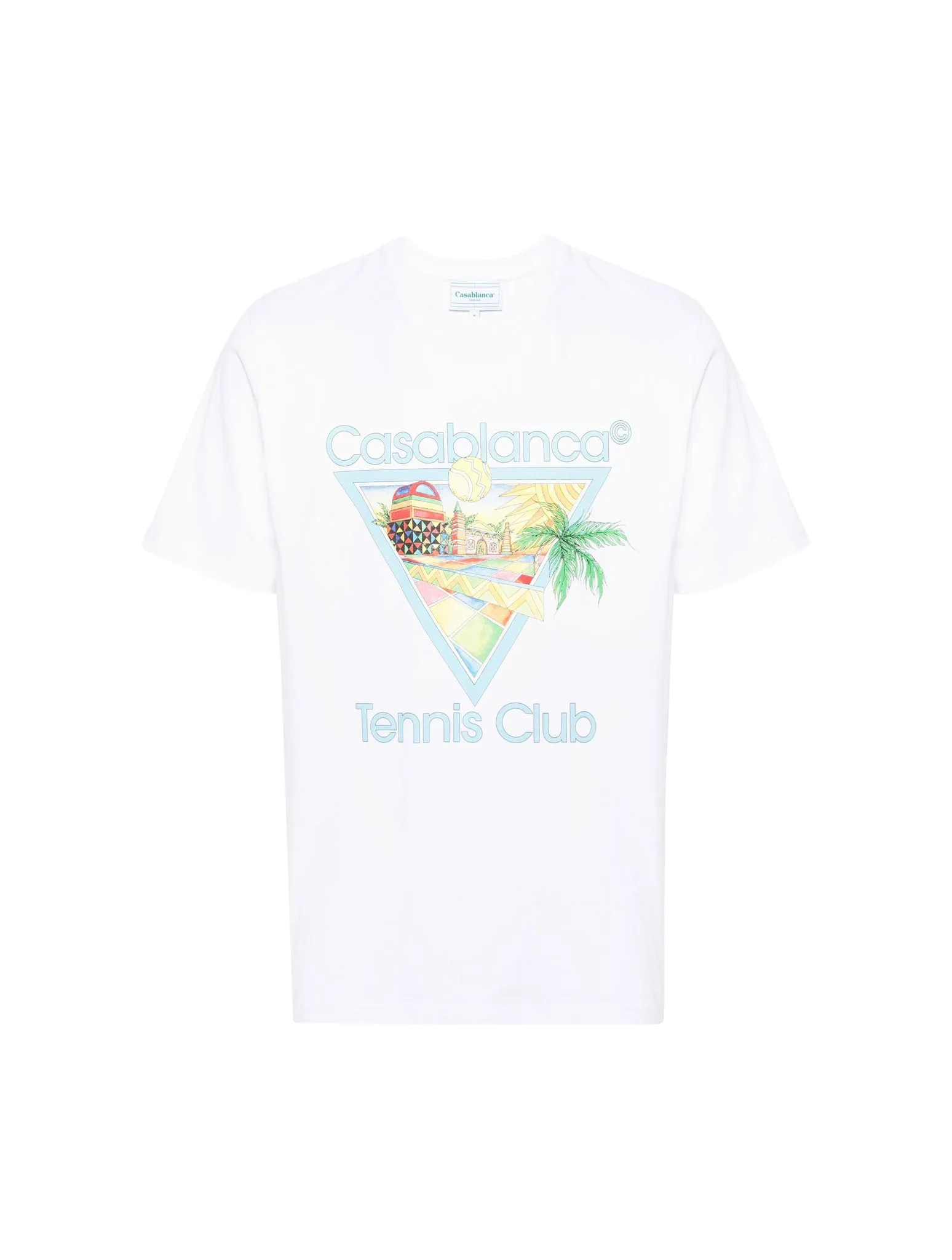 AFRO CUBISM TENNIS CLUB PRINTED T-SHIRT