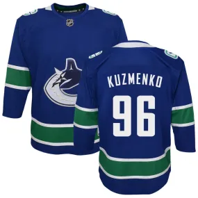 Andrei Kuzmenko Vancouver Canucks Youth Premier Jersey - Blue