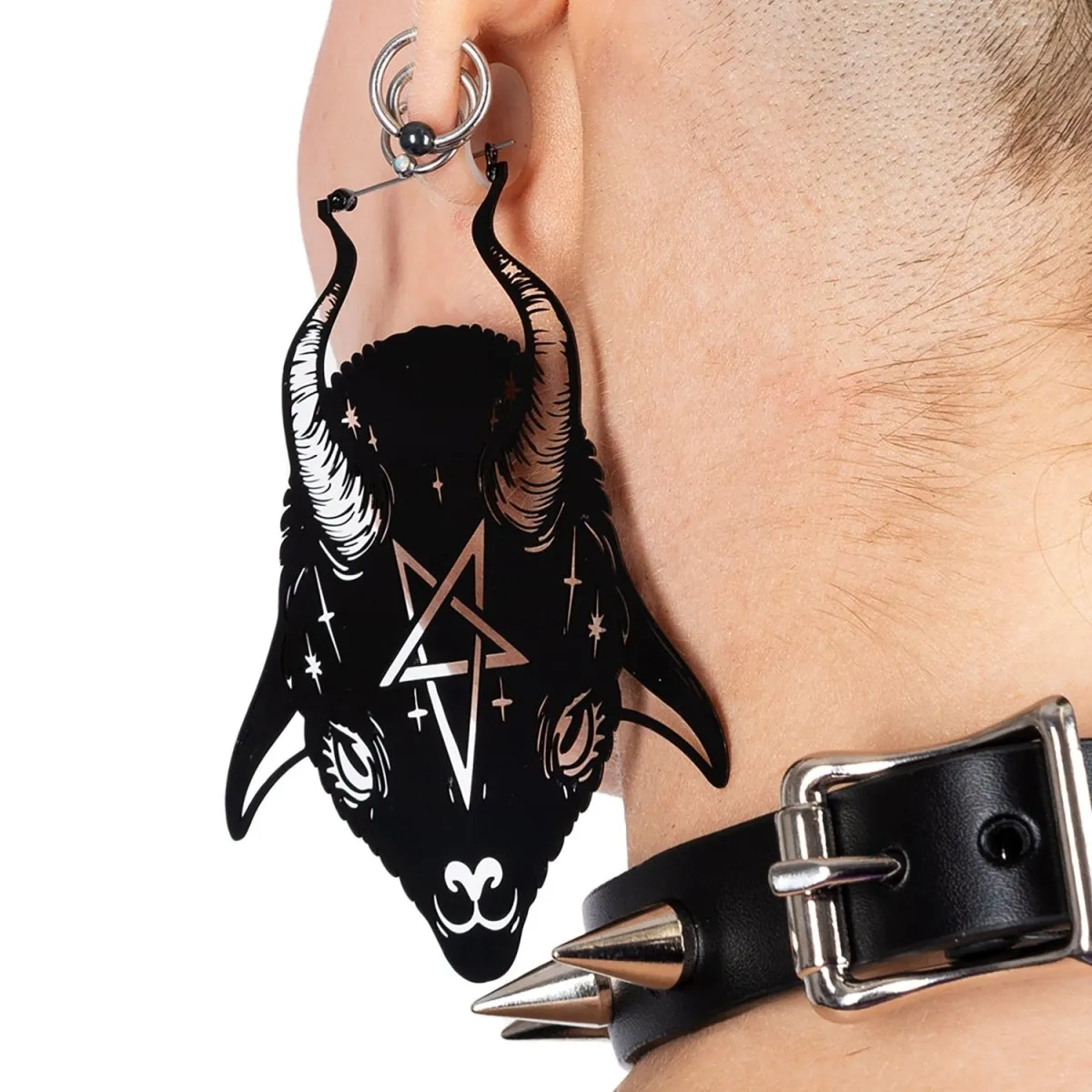 Baby Goat Devil Earrings