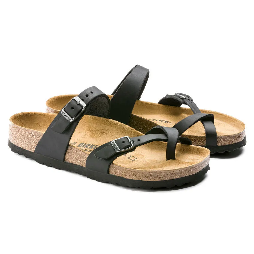 Birkenstock Mayari full grain oiled leather r171481 black