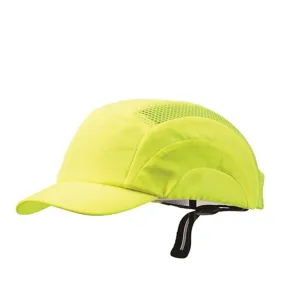 Bump Cap - Short Peak Fluro Yellow