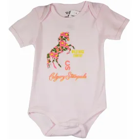 Calgary Stampede Baby Girl's Wild Rose Onesie