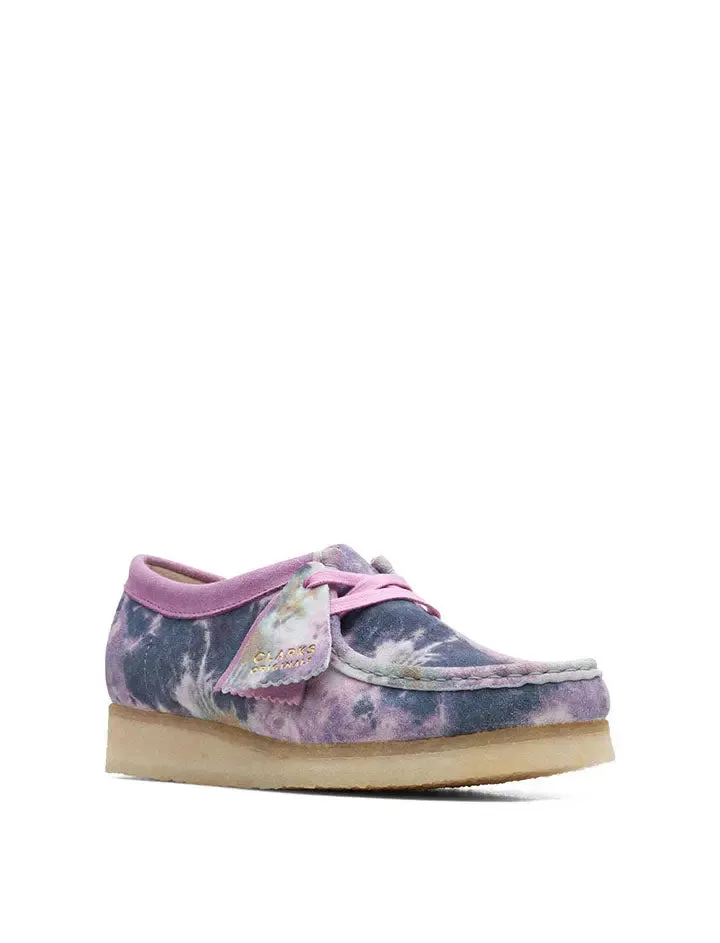 Clarks Originals Womens Wallabee Multi Tie Dye