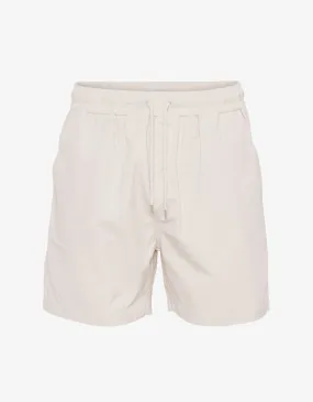 Colorful Twill Shorts Ivory White