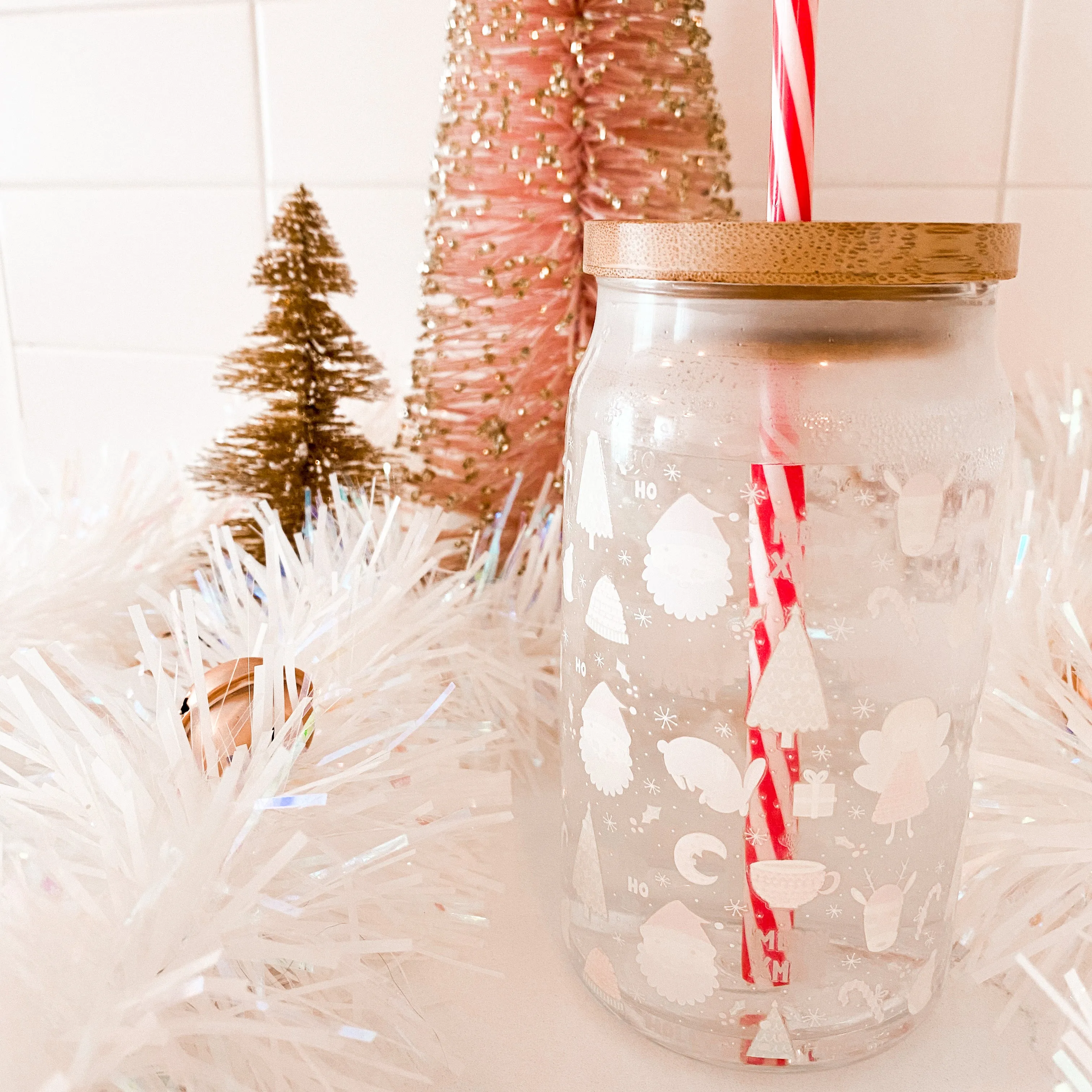 Colour Changing Christmas Glass