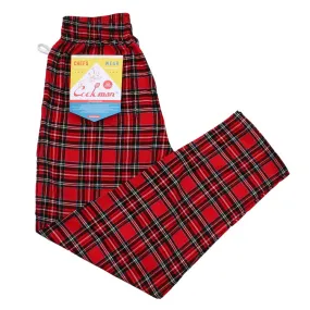 Cookman Chef Pants - Corduroy : Tartan Red