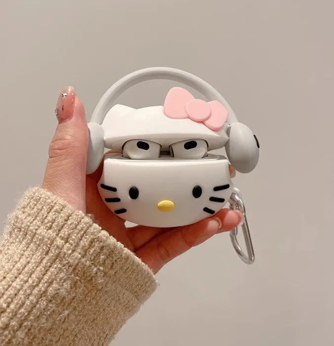 Cute Kitty Airpods Case For Iphone PN6467