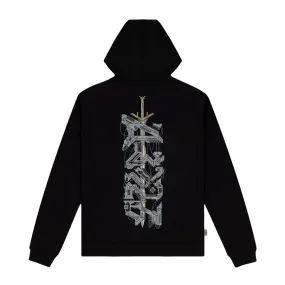 Dolly Noire Reflective Hoodie X-Calibur sw481-gq-01 black