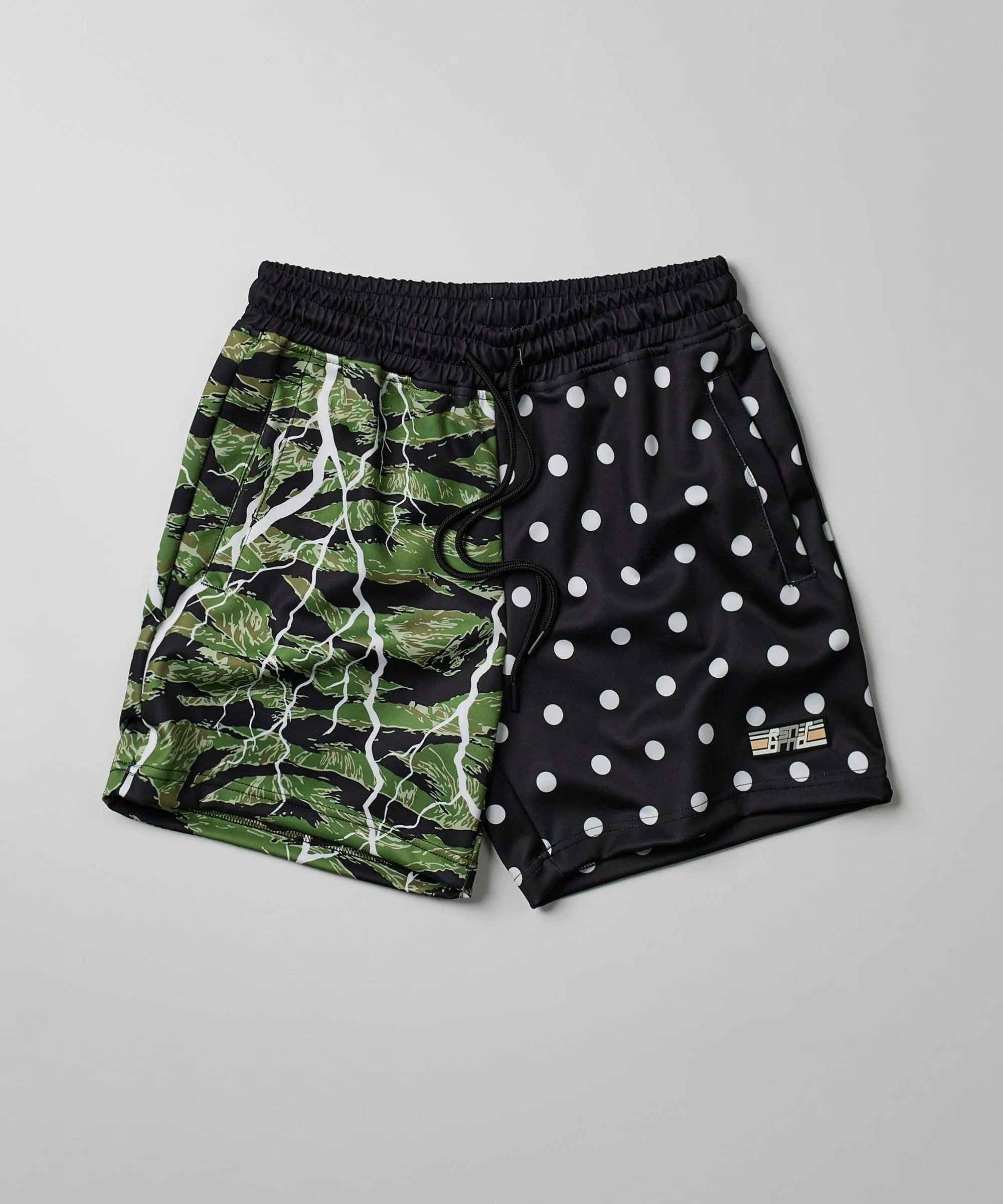 Dots And Camo Split Shorts