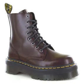 Dr. Martens Unisex Boots Jadon Casual Lace-Up Zip-Up Ankle Smooth Leather - UK 6