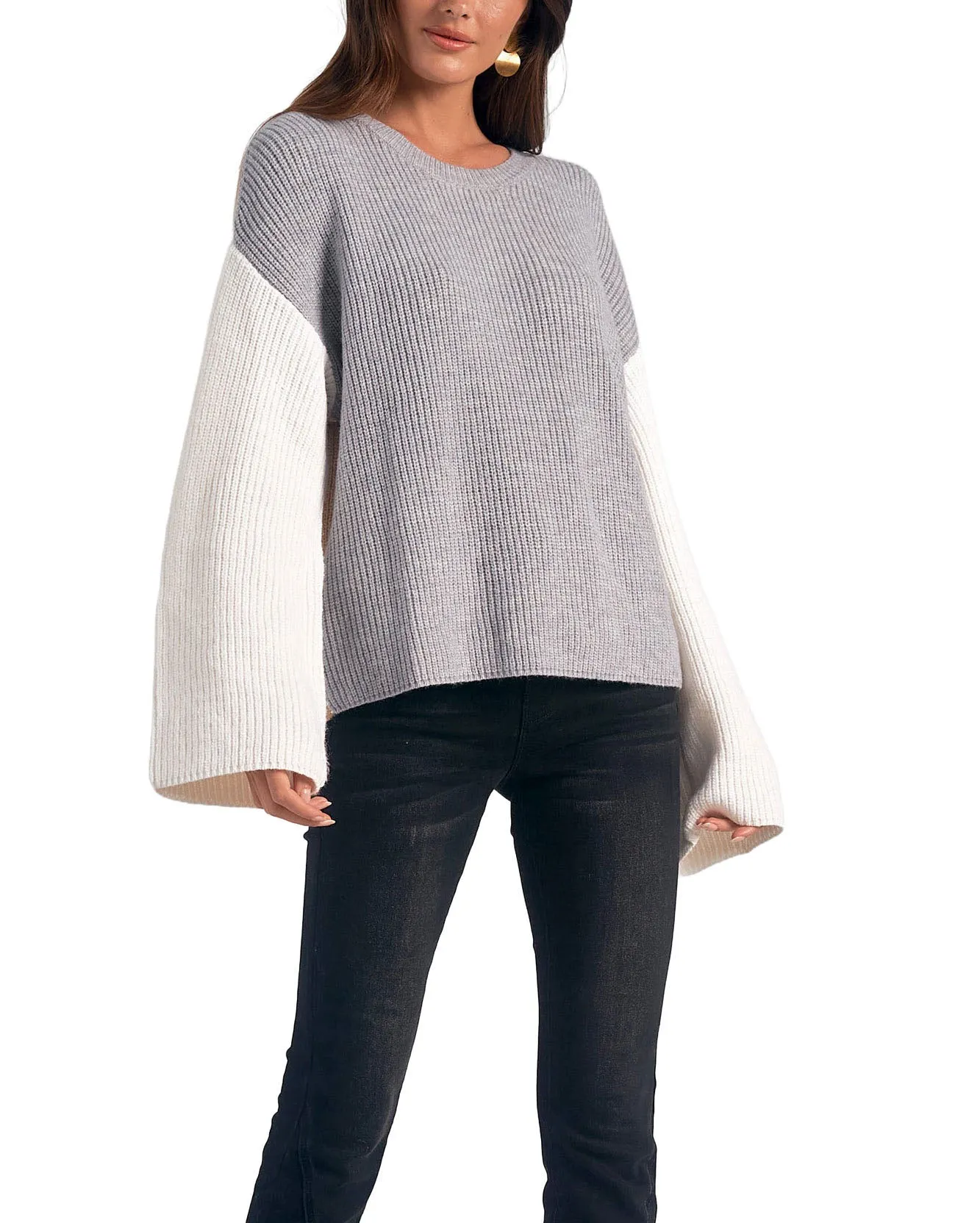 Elan Color Block Sweater