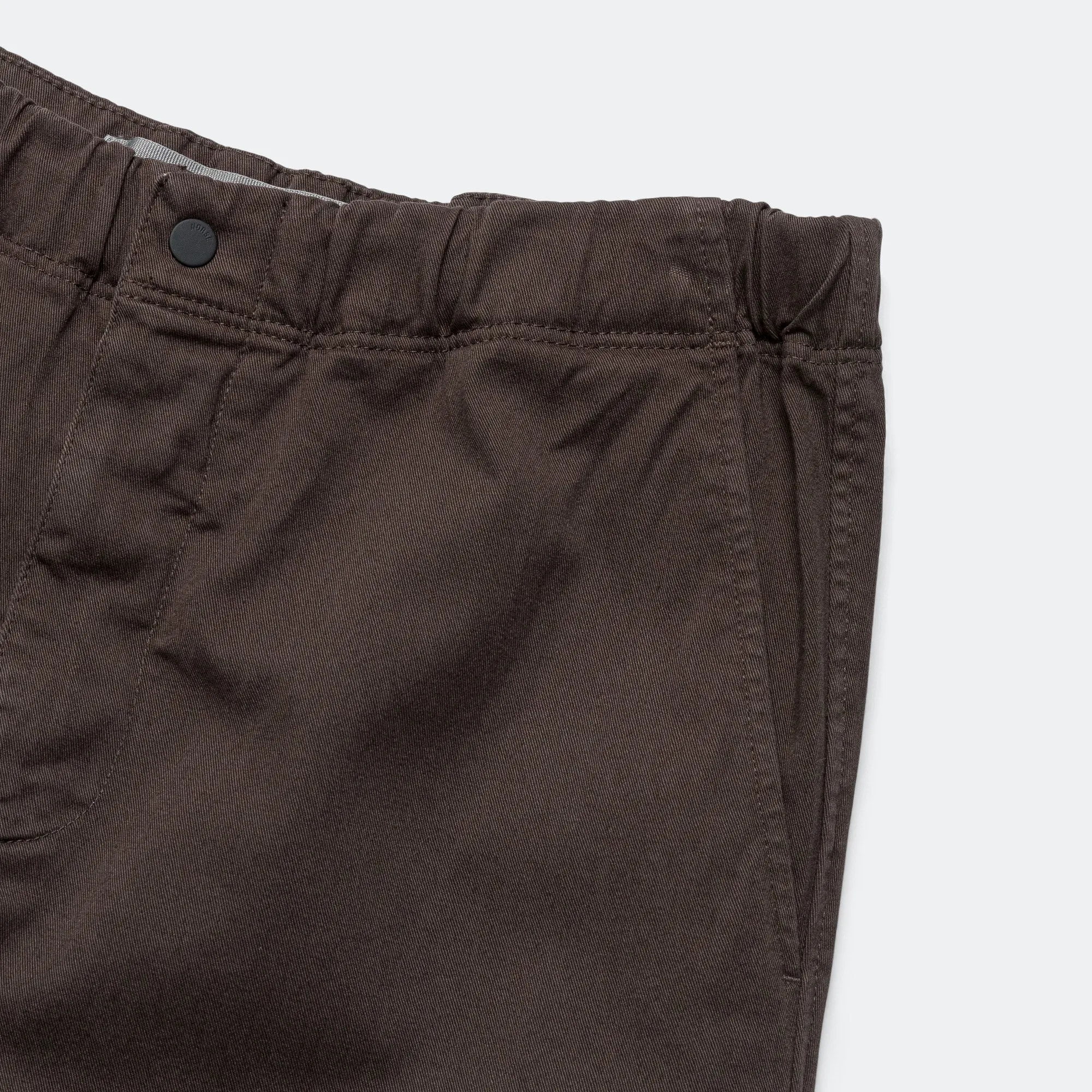 Ezra Relaxed Organic Stretch Twill Trouser - Espresso