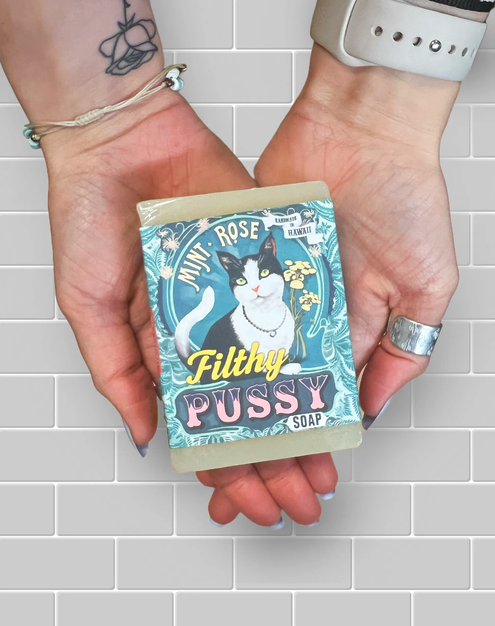 Filthy Pussy Soap | Mint Rose | Filthy Farm Girl