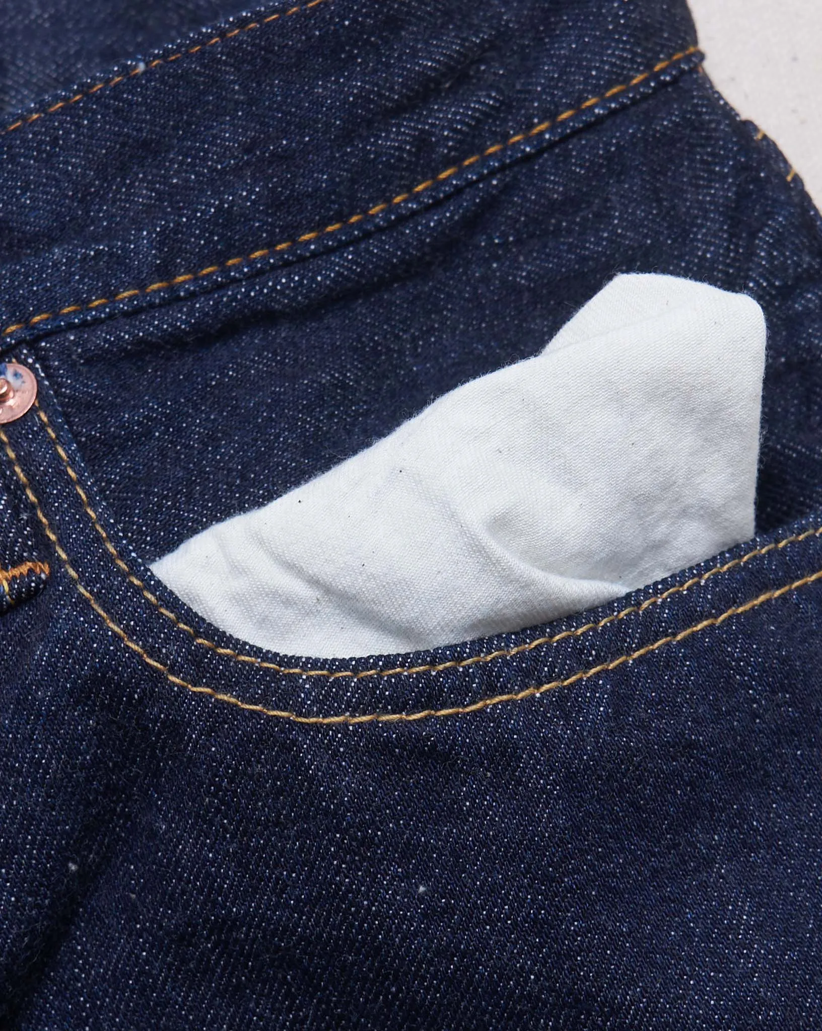 Fullcount 1110 Tapered Selvedge Denim - 13.7oz