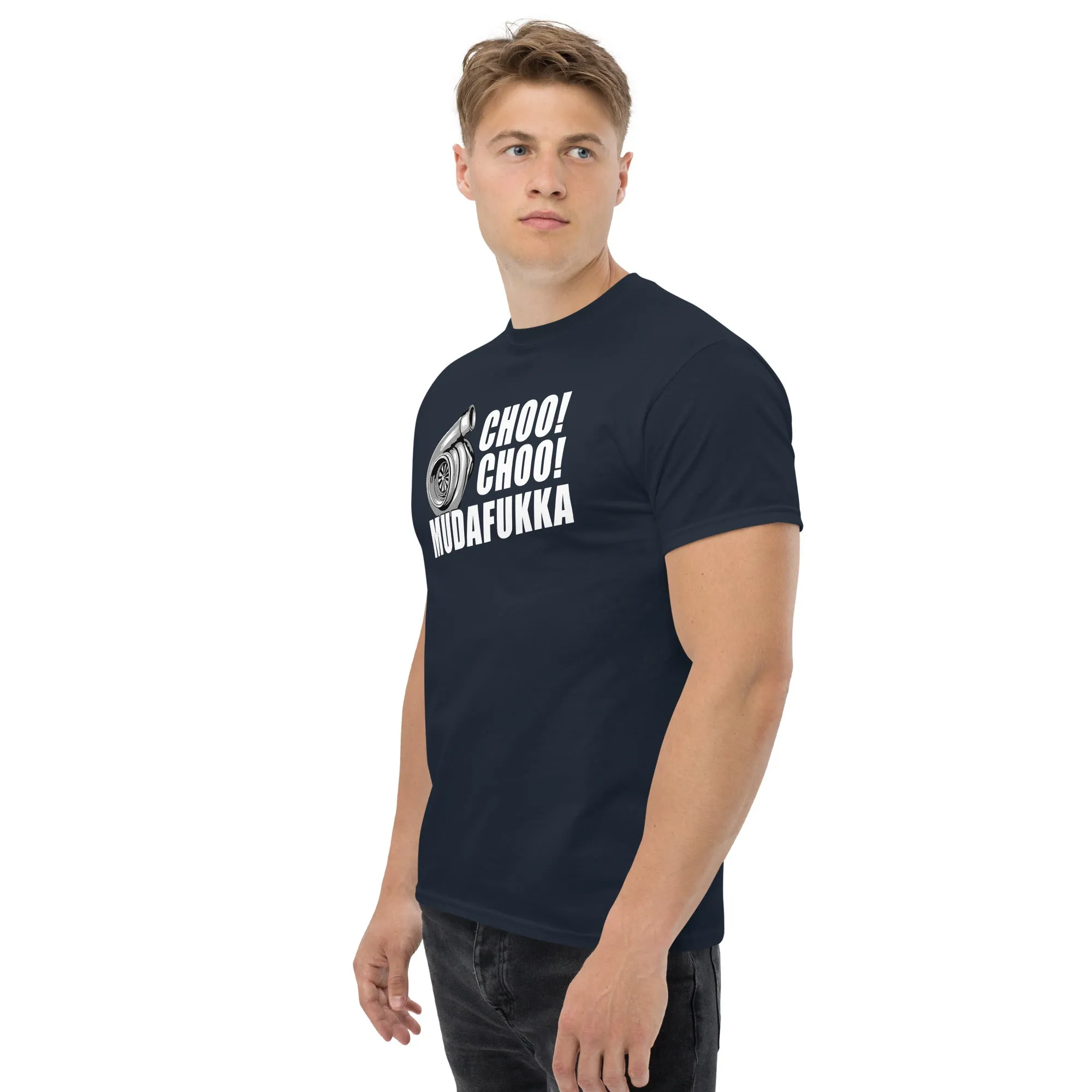 Funny Car Enthusiast T-Shirt For Men, Choo Choo Mudafukka JDM Tee, Diesel Truck Shirt