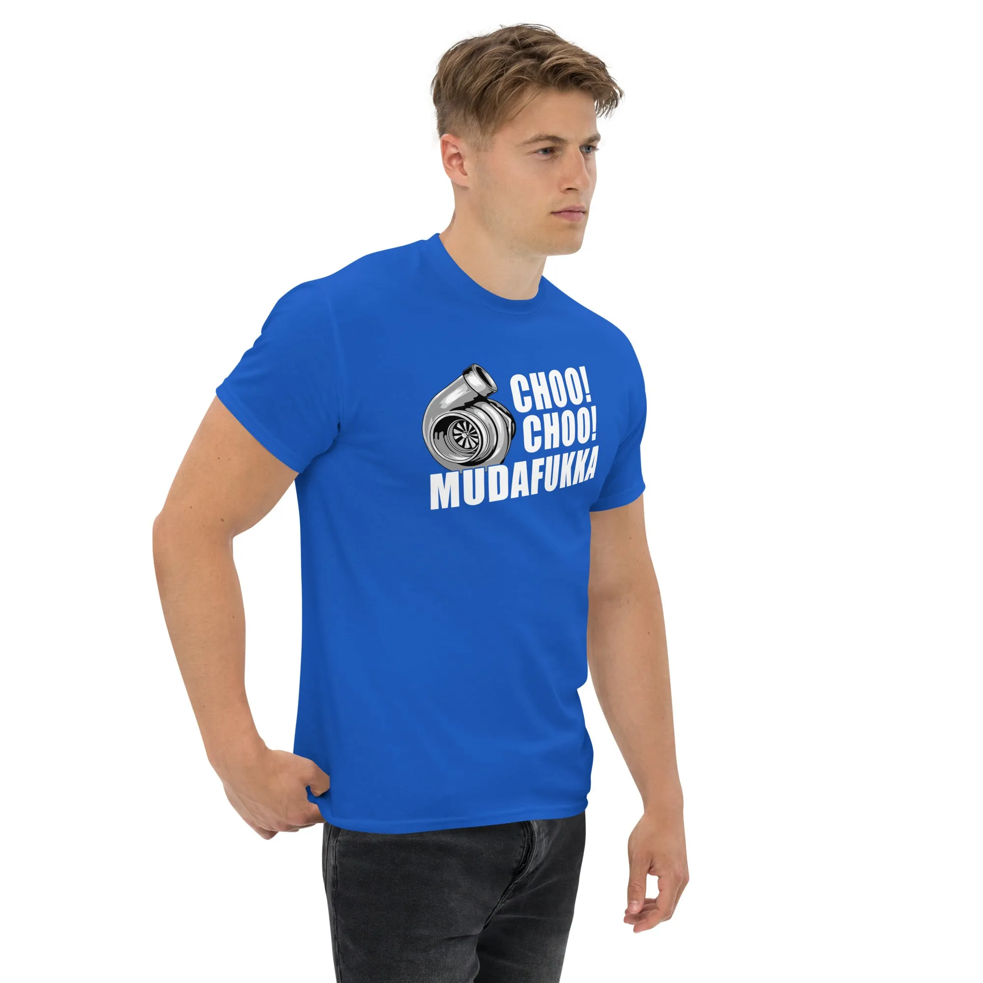 Funny Car Enthusiast T-Shirt For Men, Choo Choo Mudafukka JDM Tee, Diesel Truck Shirt