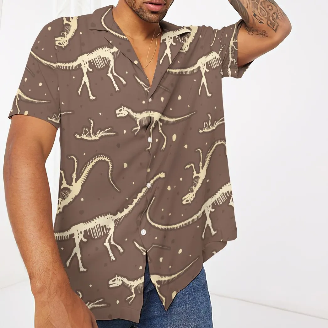 Gearhuman 3D Dinosaurs Fossil Hawaii Shirt