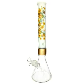 Halo Vintage Floral Modular Bong Single Stack