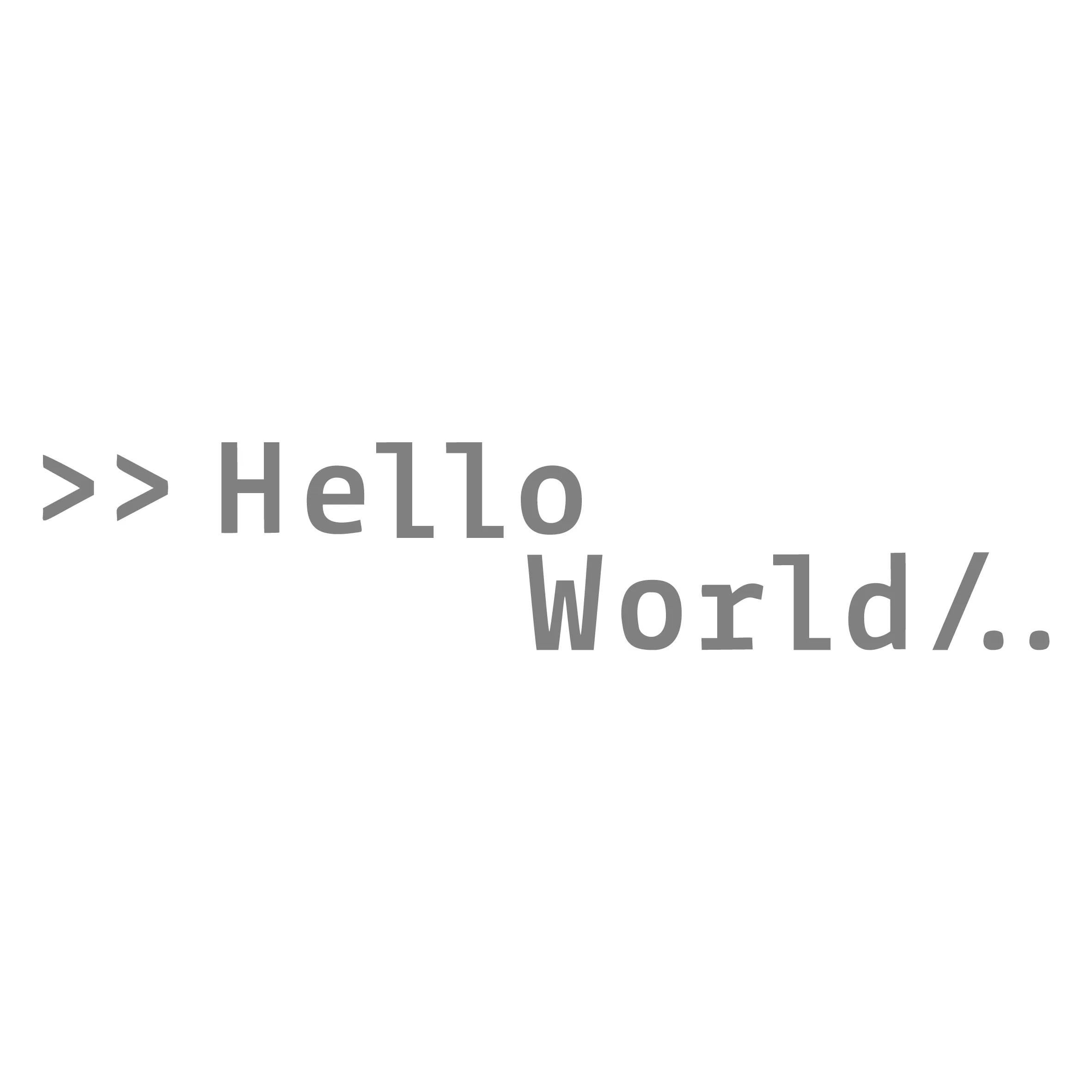 Hello World (Hoodie)