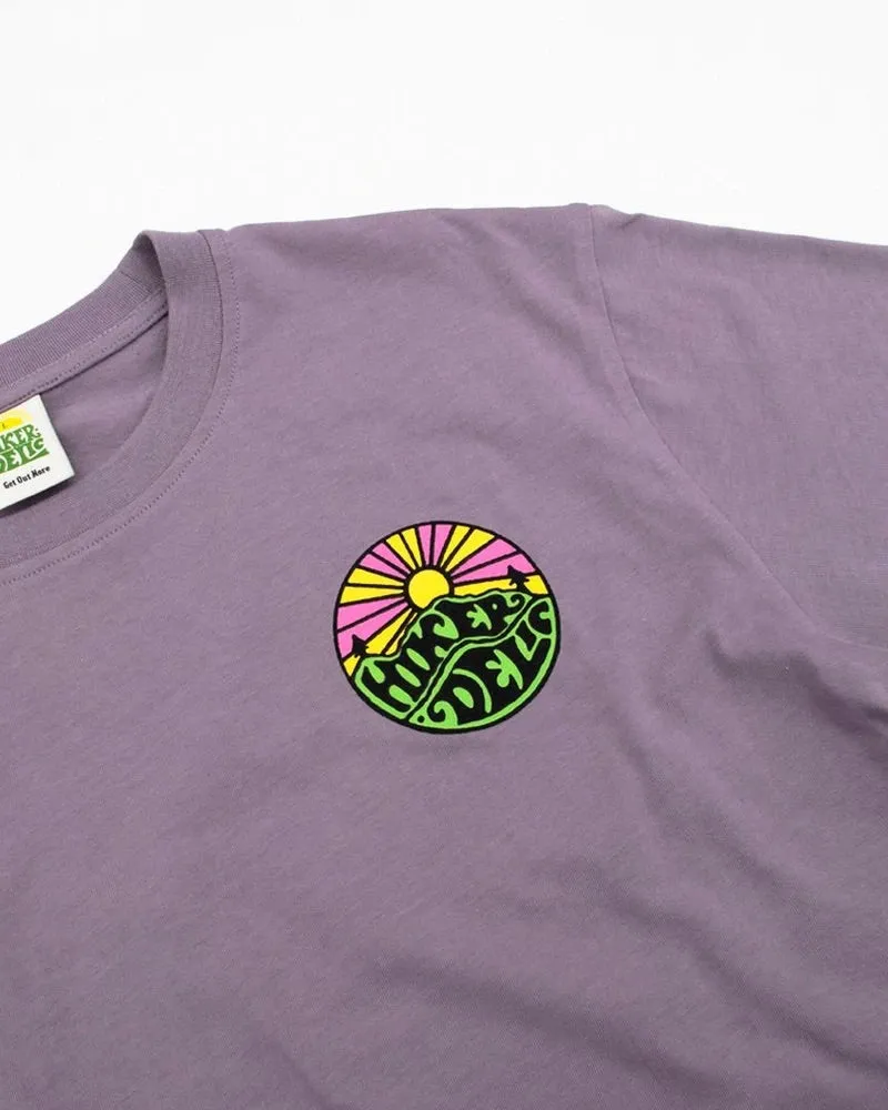 HIKERDELIC Original Logo Short Sleeve T-Shirt Lilac