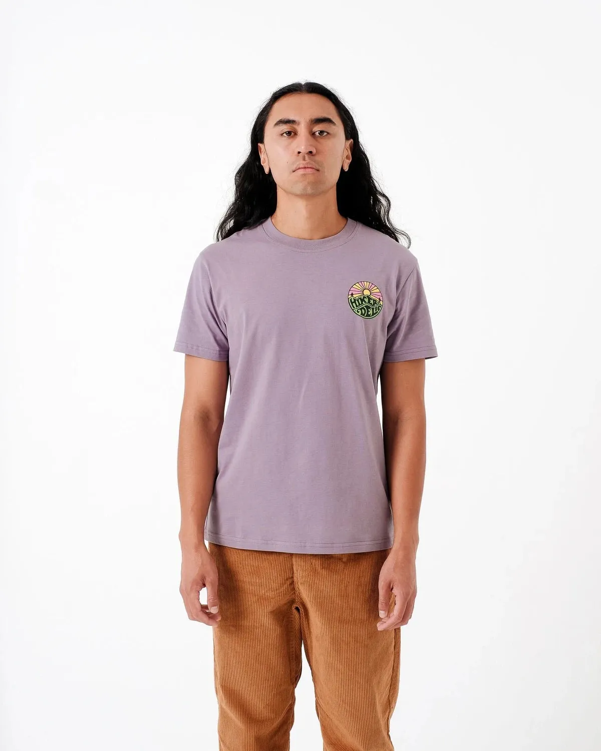 HIKERDELIC Original Logo Short Sleeve T-Shirt Lilac