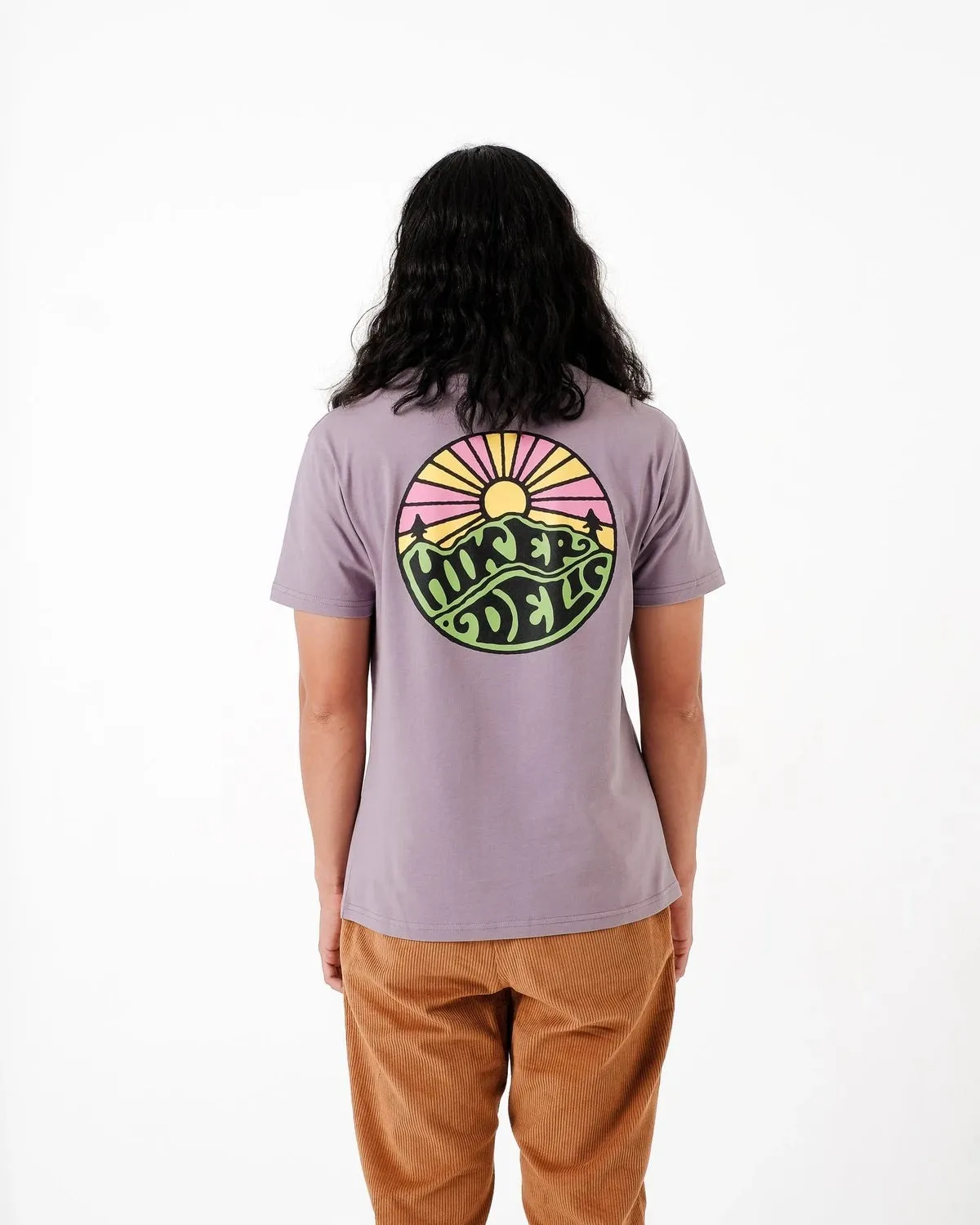 HIKERDELIC Original Logo Short Sleeve T-Shirt Lilac