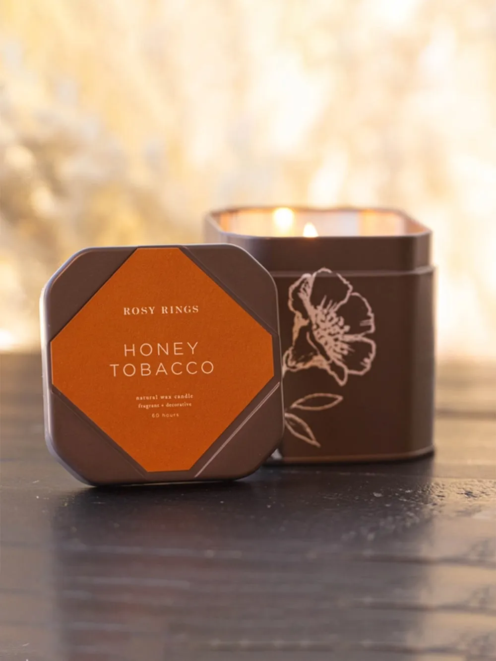 Honey Tobacco Candle in Signature Tin