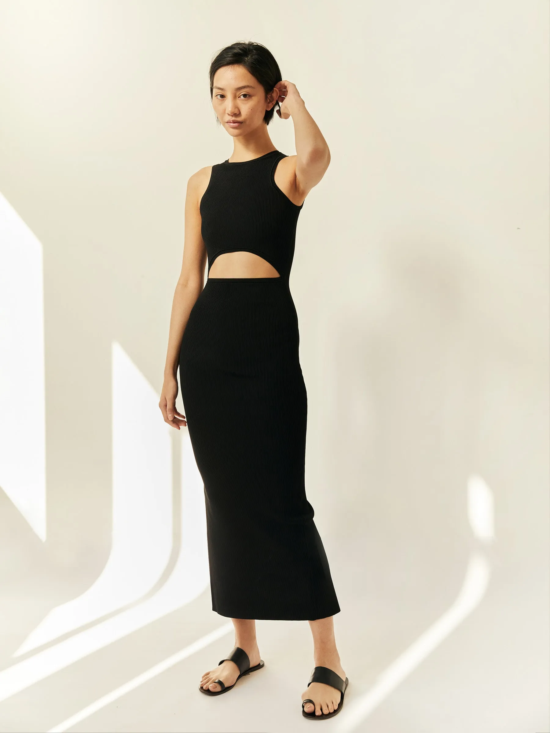 Ingrid Cut Out Midi Dress