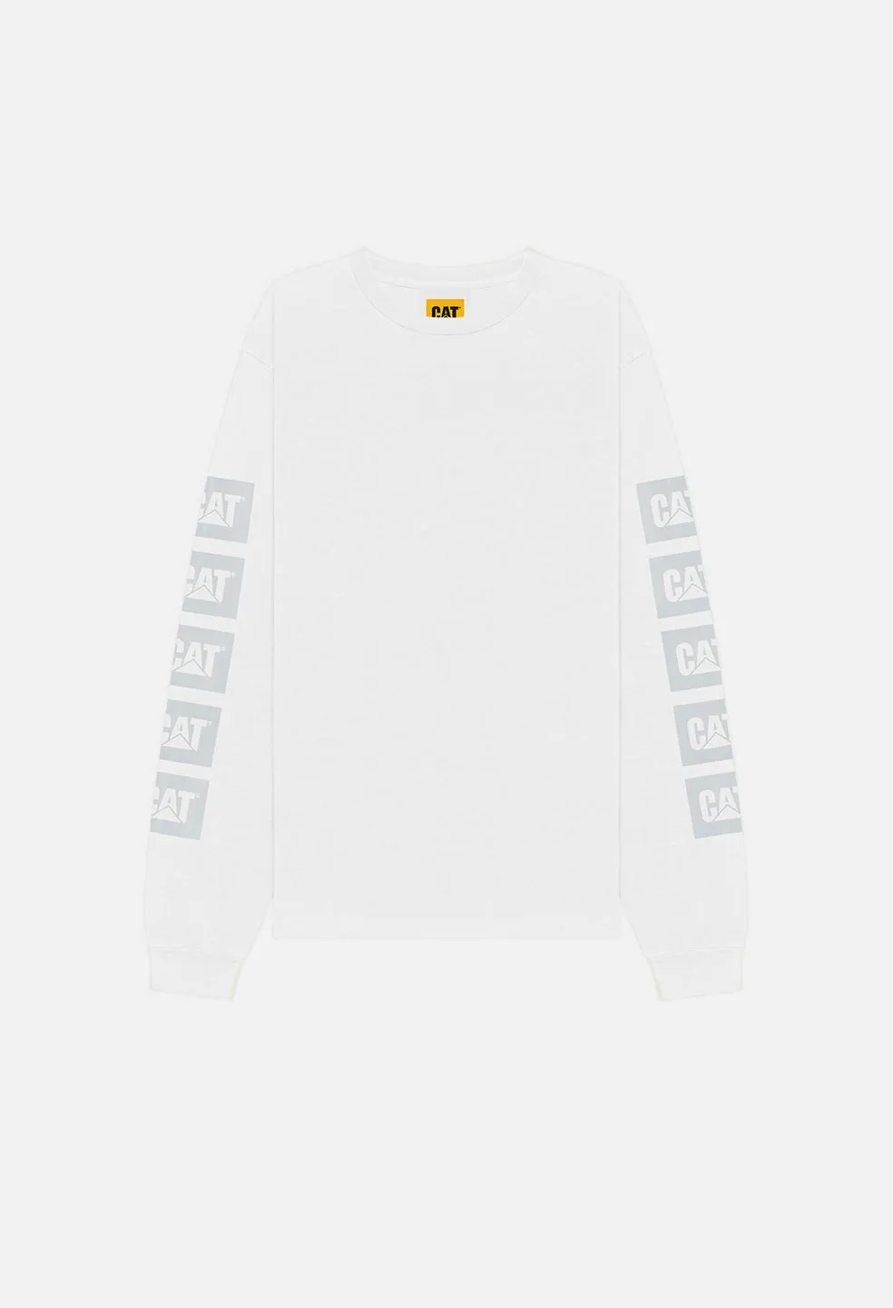 JE X CAT Reflect LS University Tee / White