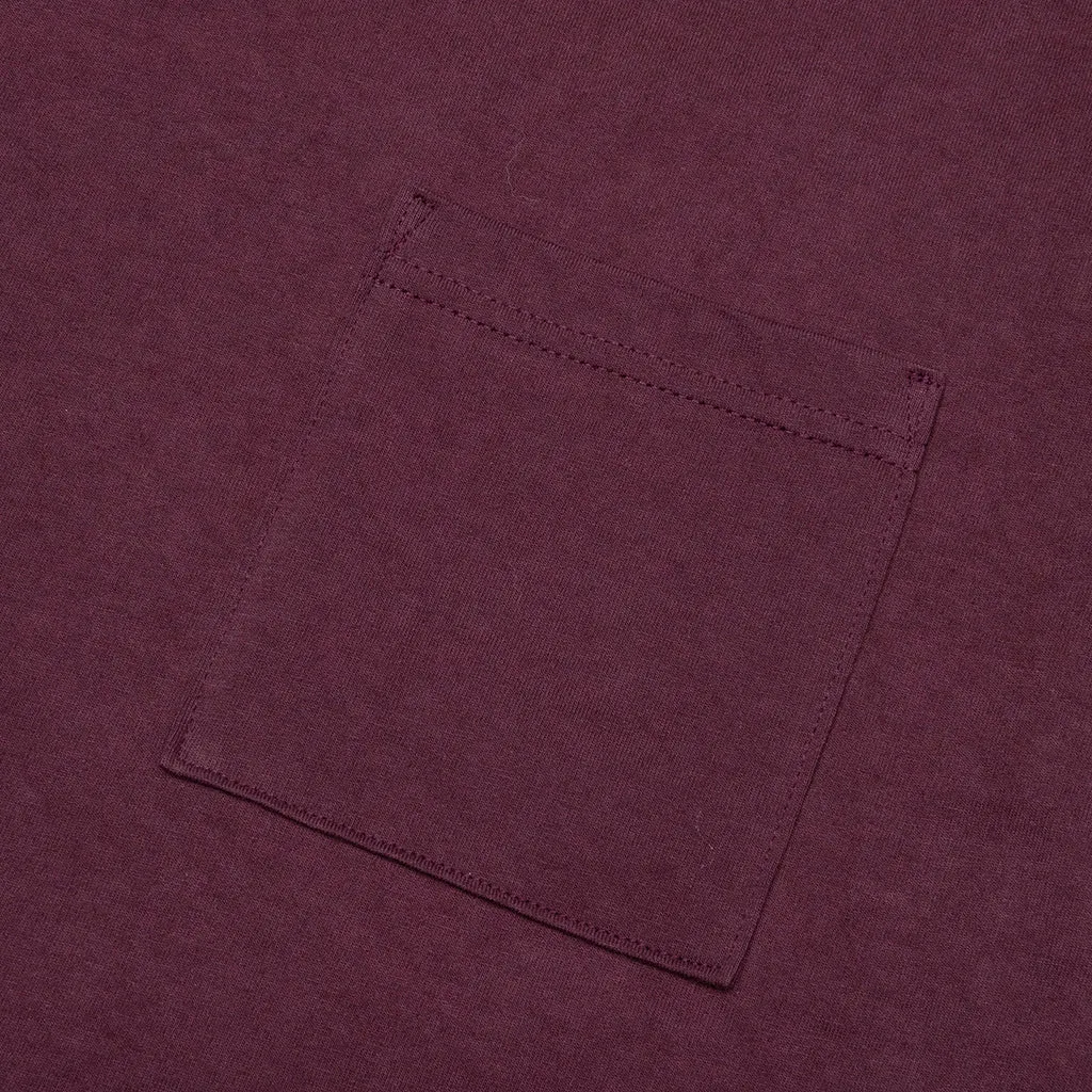 Jersey Braque Pocket Tee - Huckleberry