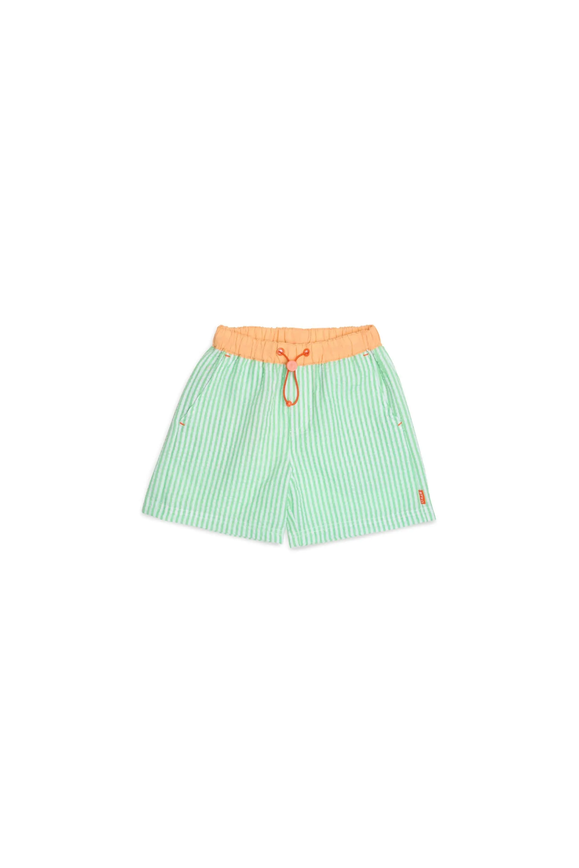 Kids Striped Seersucker Shorts