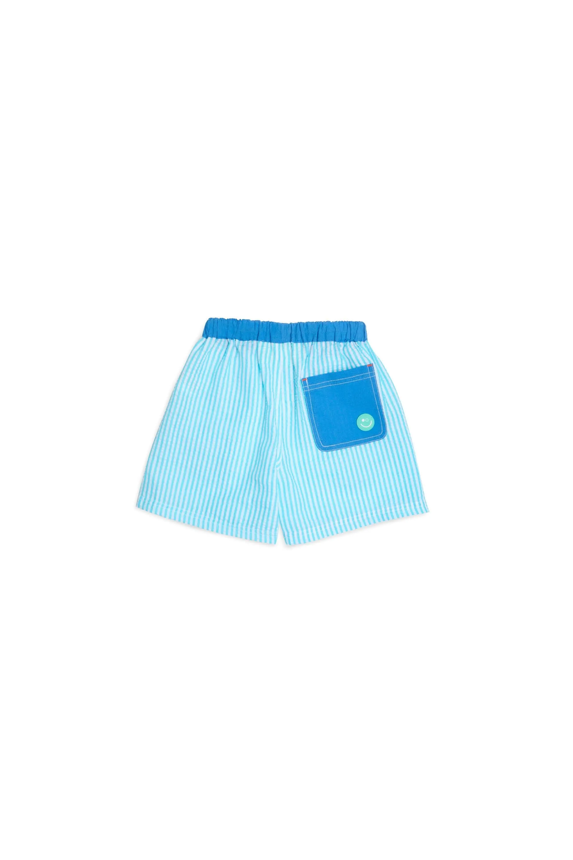 Kids Striped Seersucker Shorts