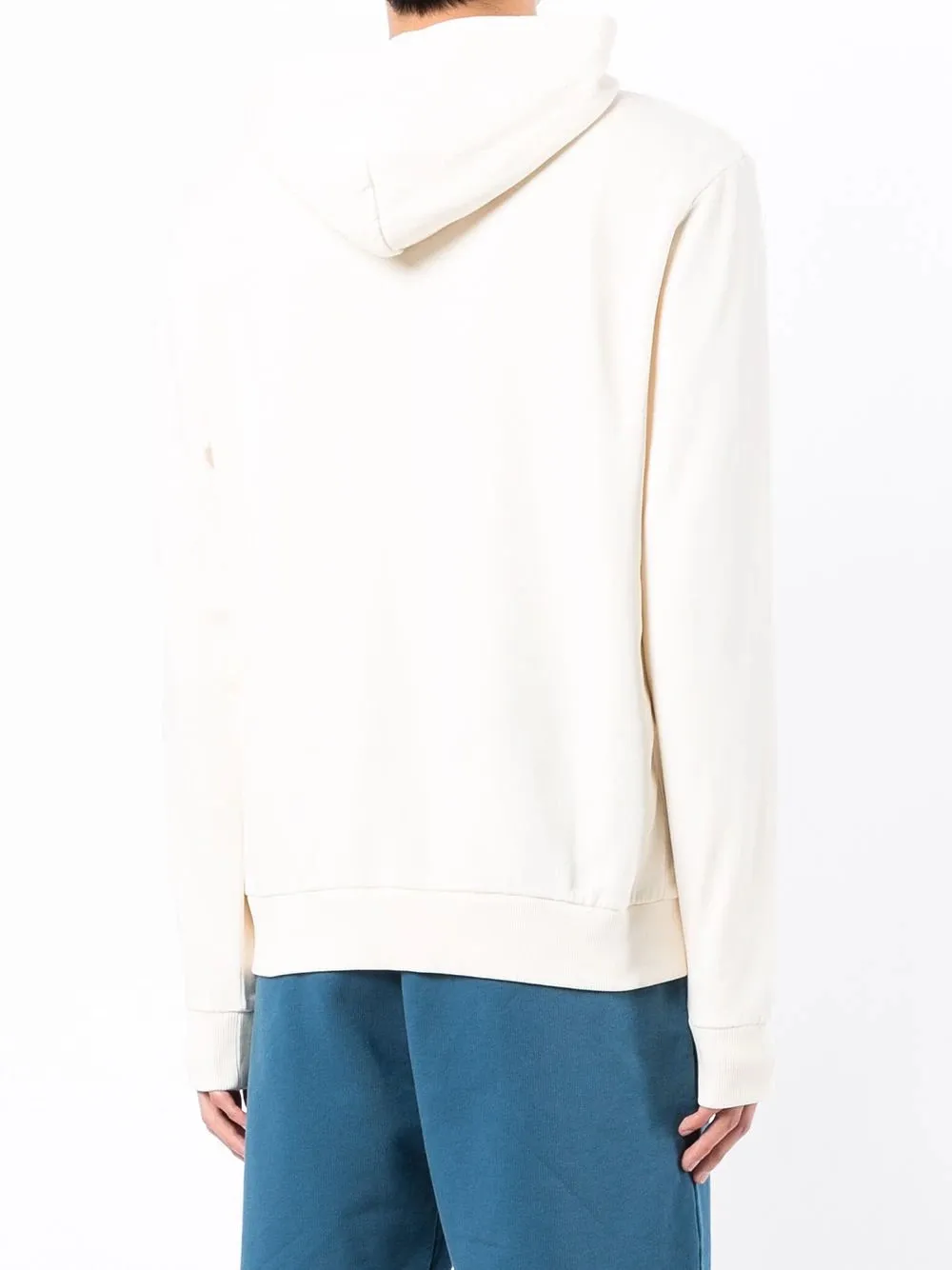 Marcelo Burlon Tempera Cross Regular Hoodie Ecru White