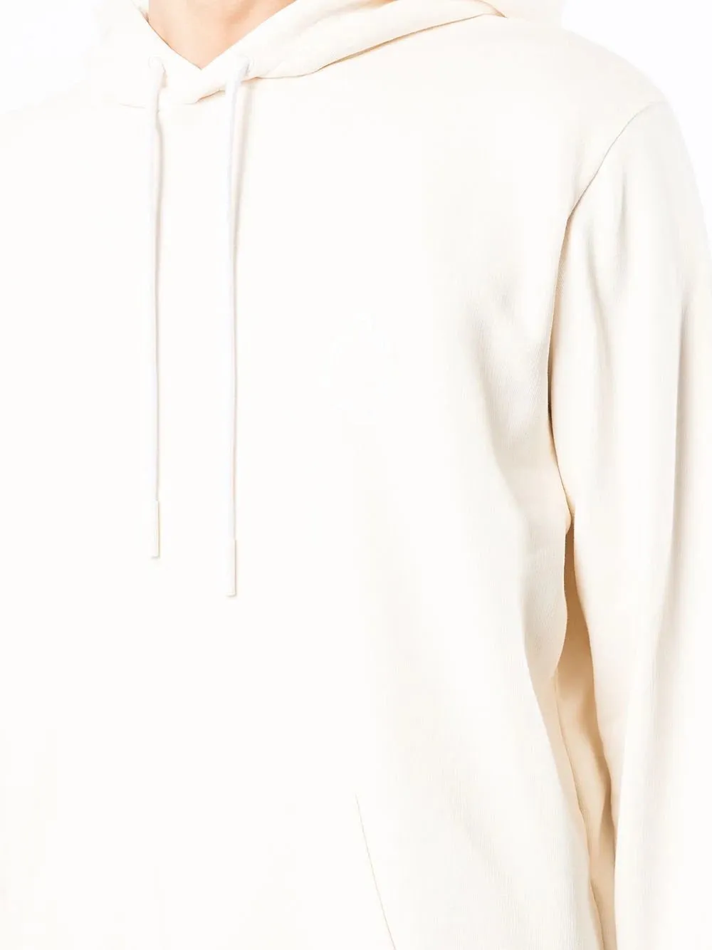 Marcelo Burlon Tempera Cross Regular Hoodie Ecru White