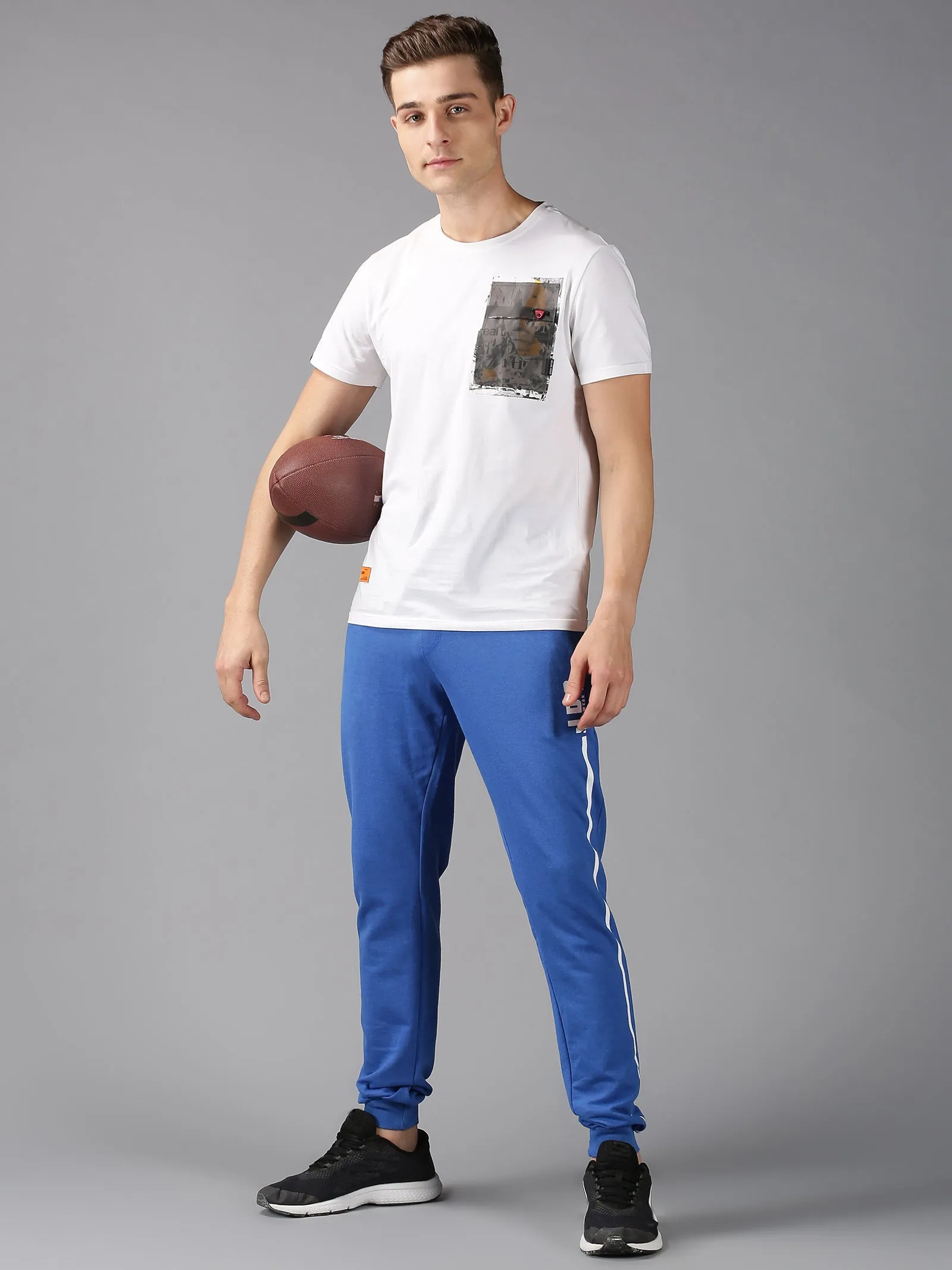 MEN'S BLUE SLIM FIT JOGGER