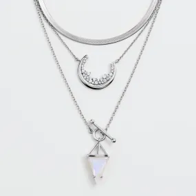 Moonstone Necklace Set - Iconic Trio