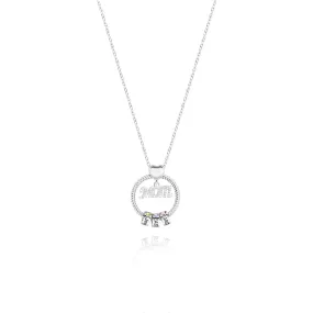 Mother's Day Gift Personalized Circle Pendant