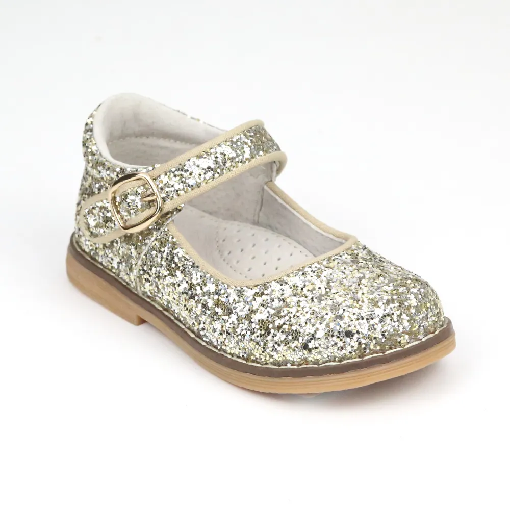 Natasha Holiday Glitter Mary Janes