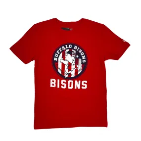 New Era Buffalo Bisons Red Short Sleeve Shirt