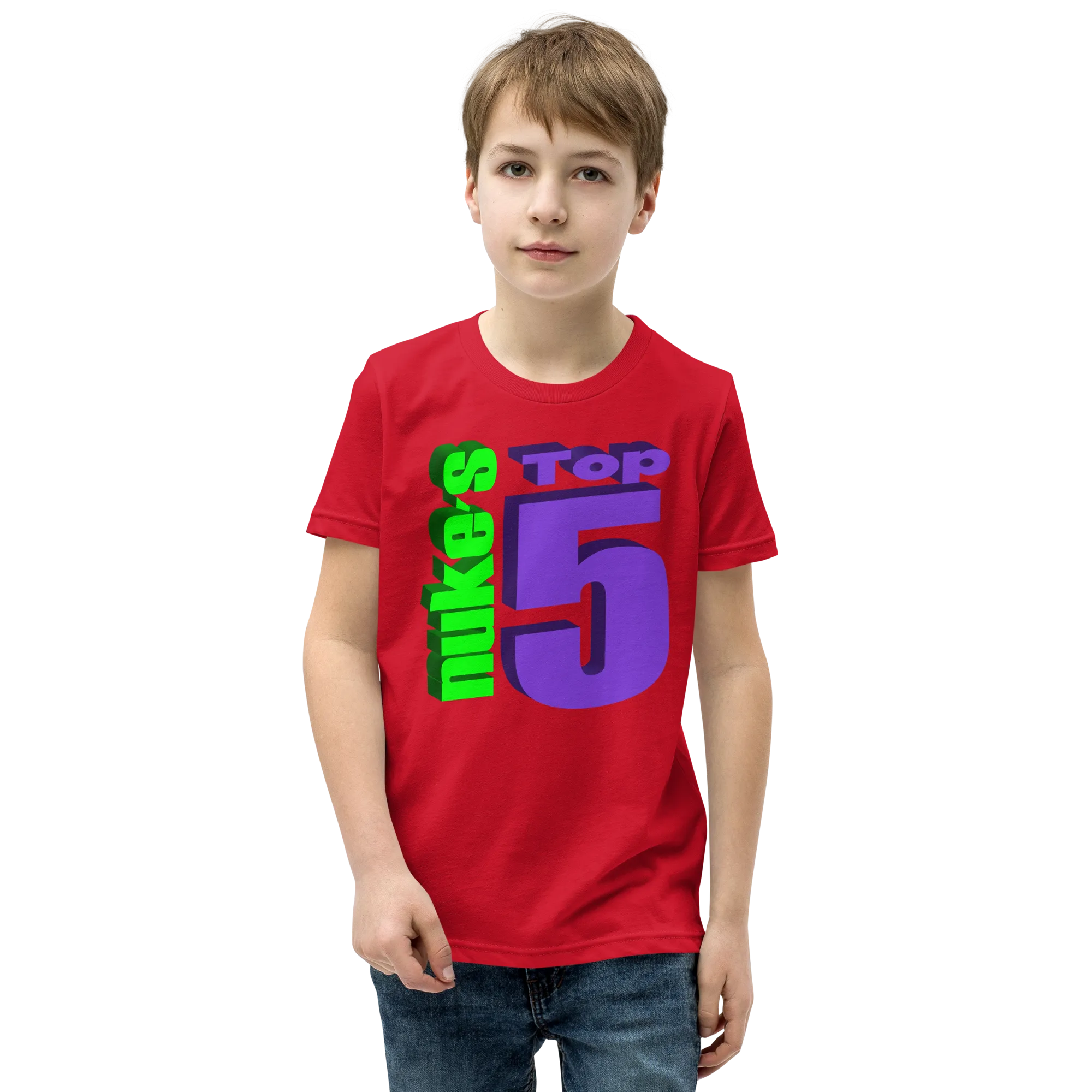 Nuke's Top 5 Did You See It? Youth T-Shirt TWO SIDED