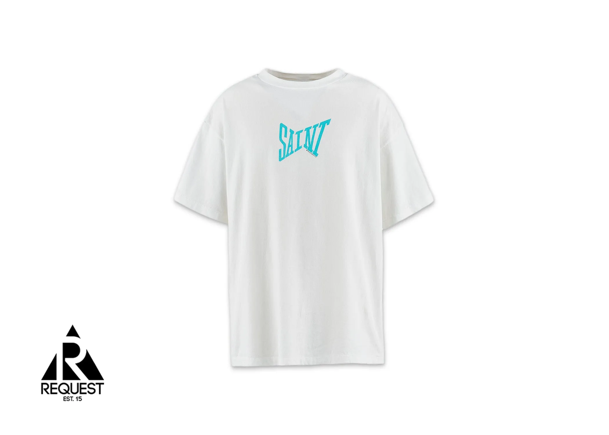 Saint Michael Ribbon Tee White/Blue