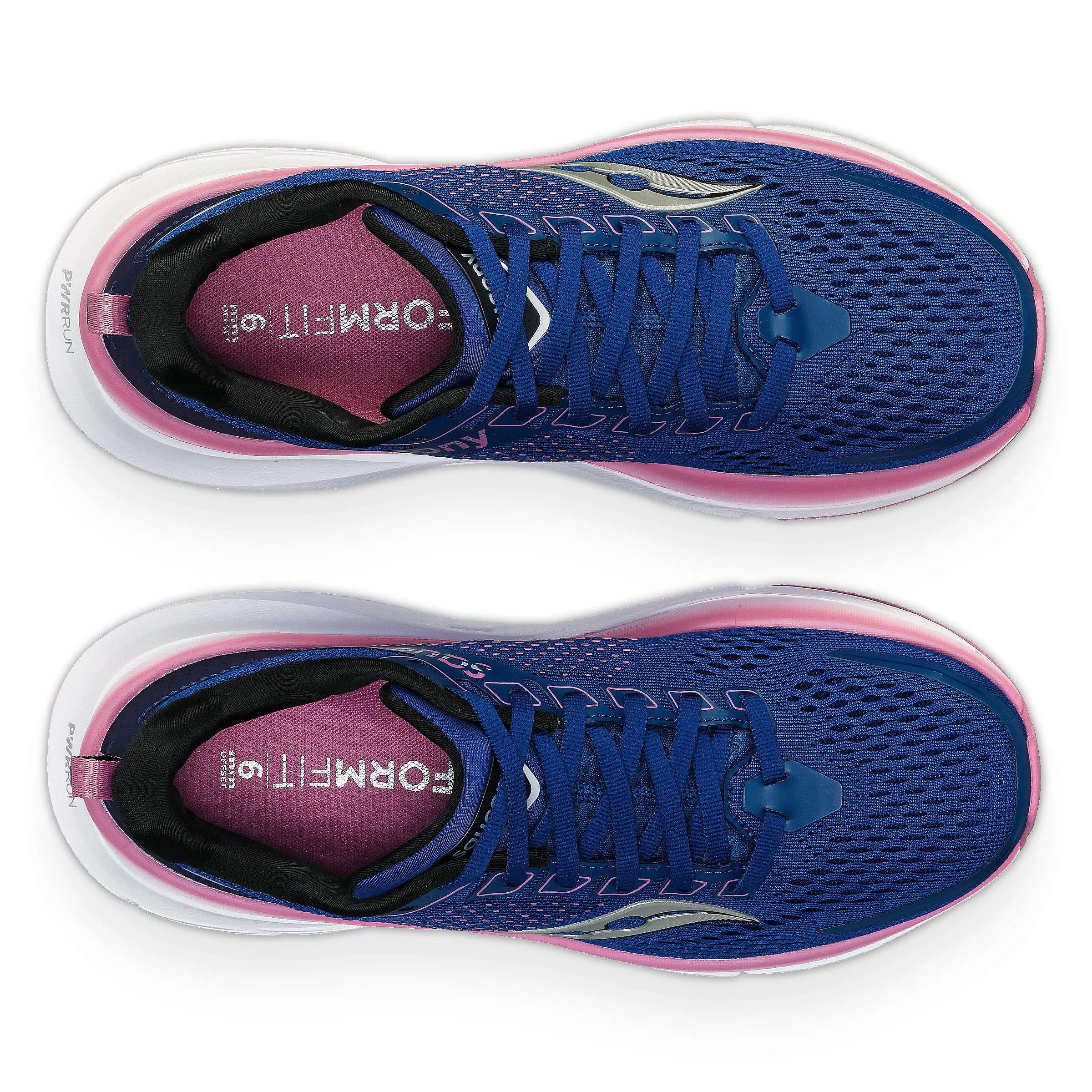 Saucony Guide 17 Wide (Womens) - Navy/Orchid