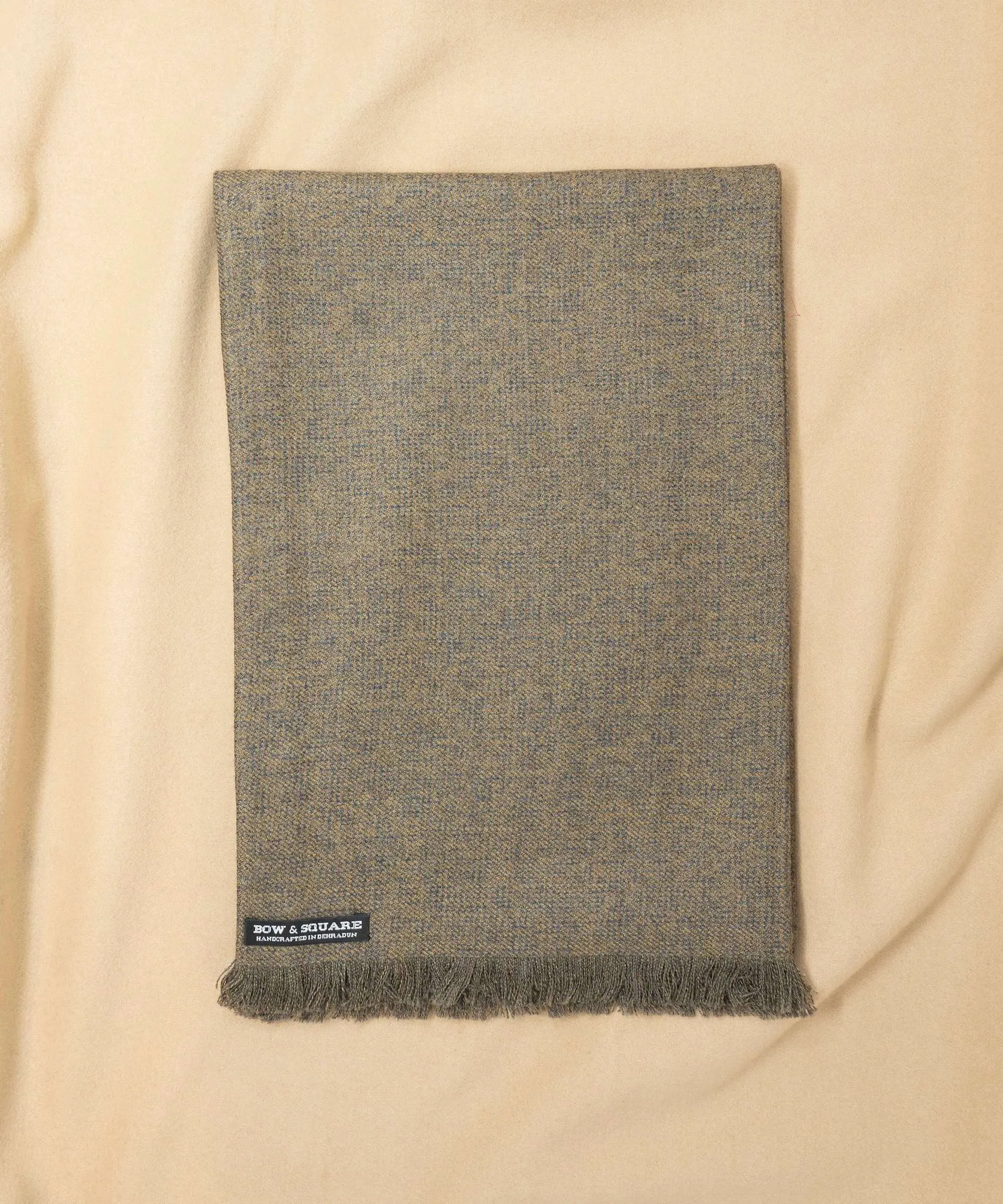 Sepia Barleycorn Tweed Scarf