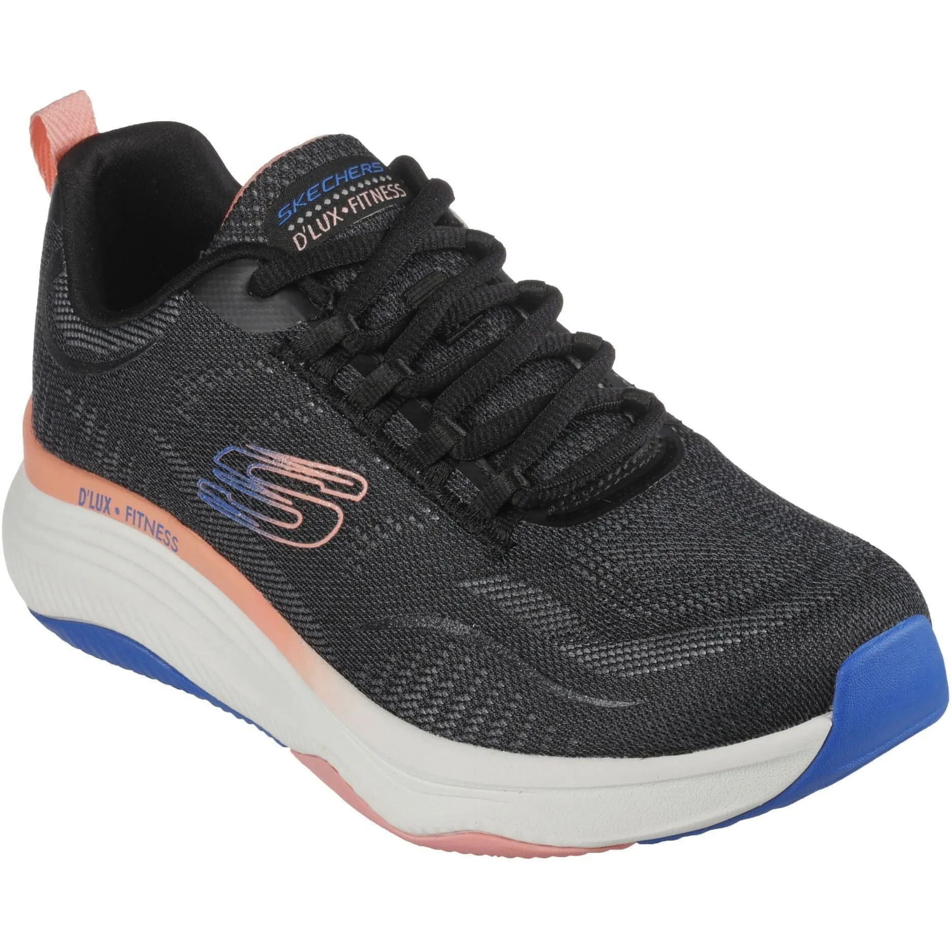 Skechers D'Lux Fitness Womens Training Shoes - Black