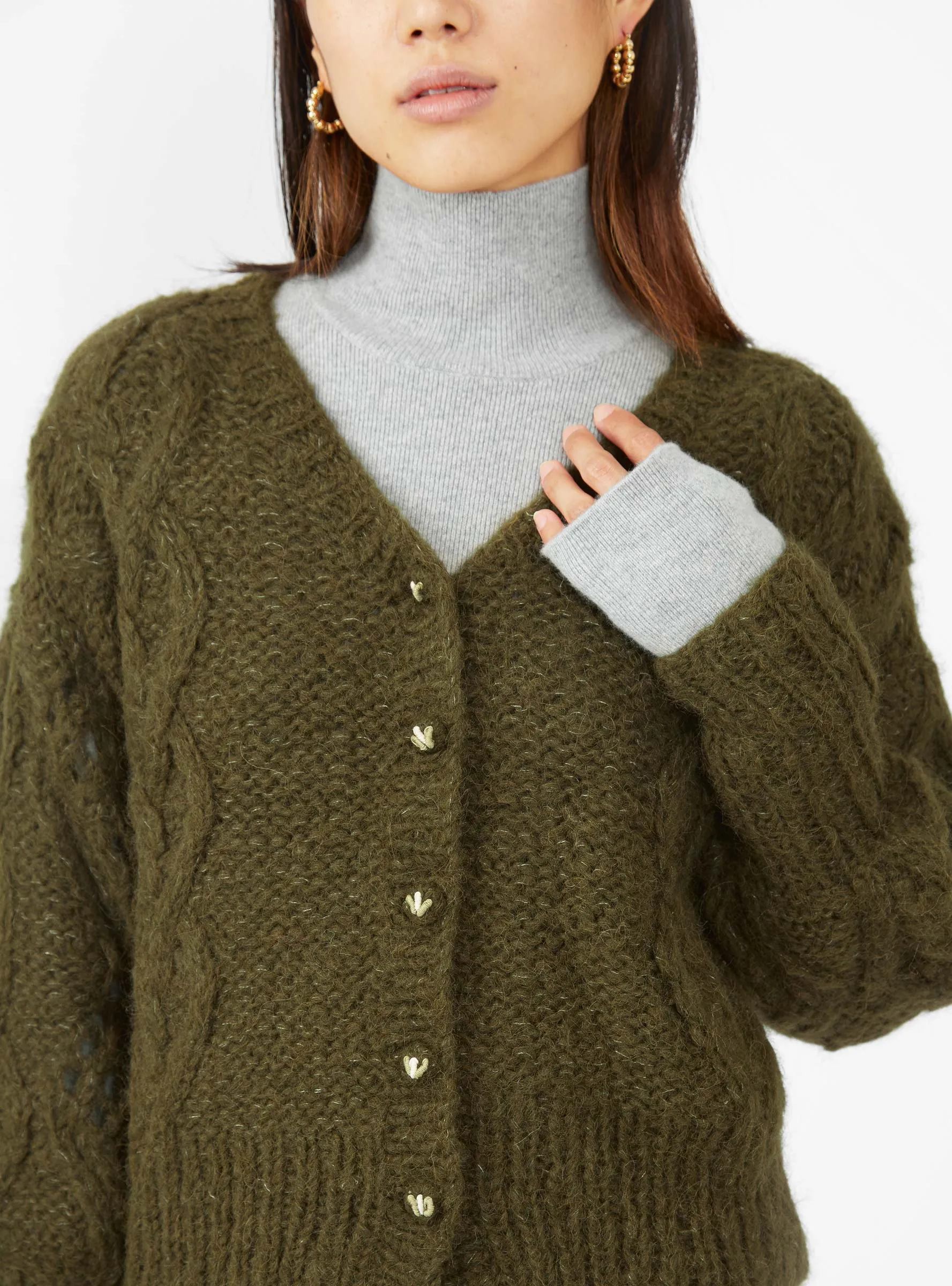 Sonquolly Cardigan Army Green