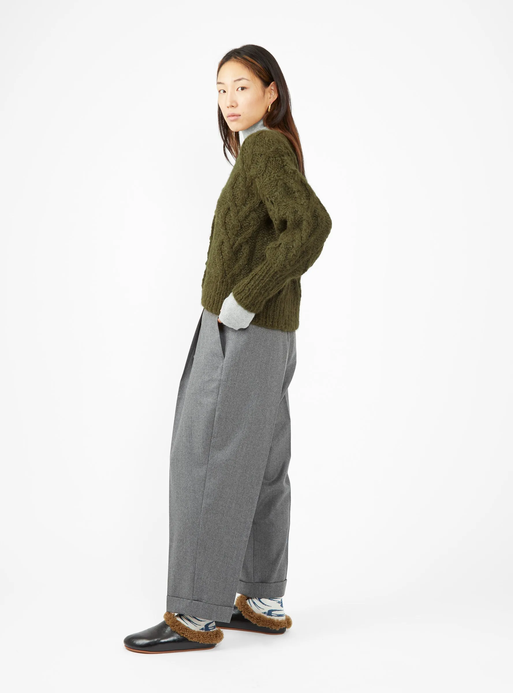 Sonquolly Cardigan Army Green