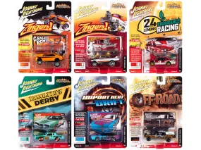 Street Freaks 2022 Set A of 6 Cars Release 2 1/64 Diecast Model Cars by Johnny Lightning